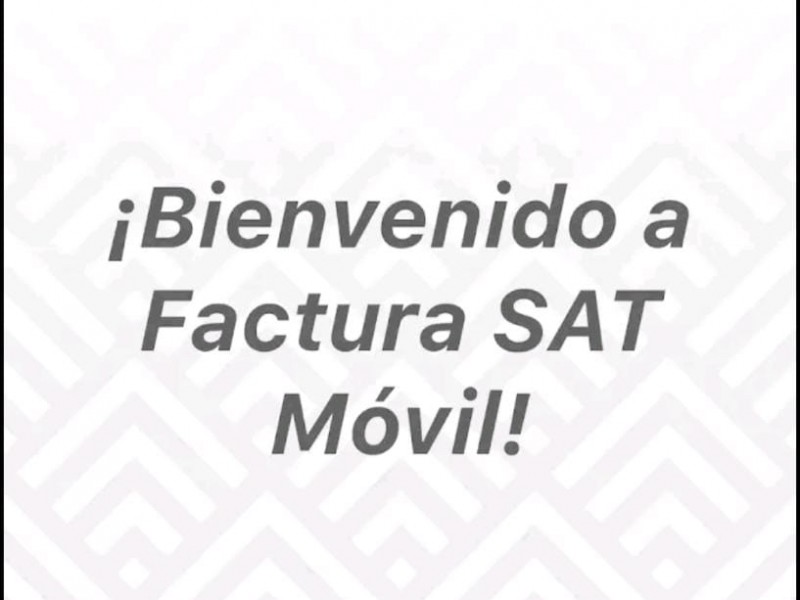 Crea SAT aplicación móvil para emitir y recibir facturas