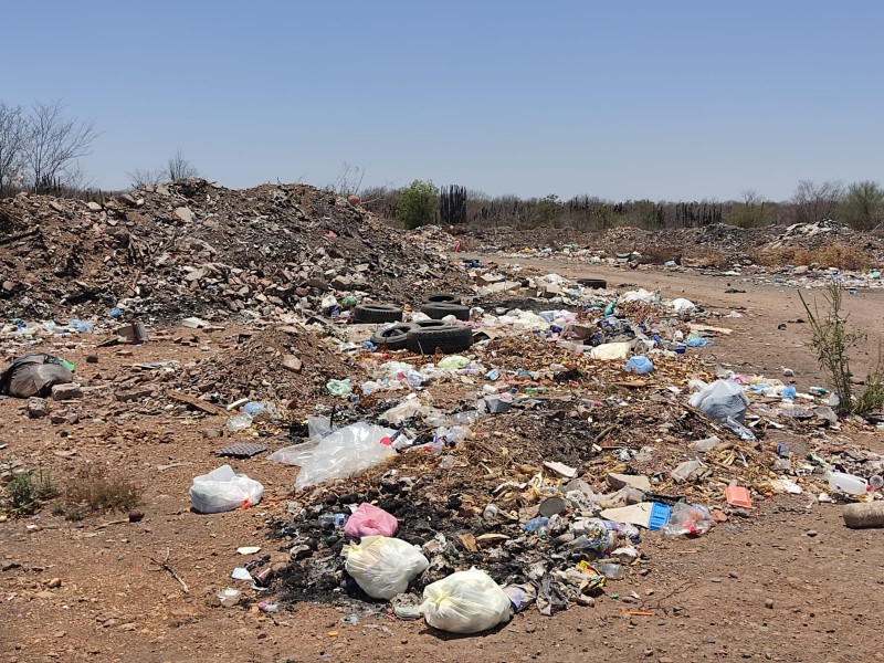 Creación de basurones clandestinos urgen relleno sanitario en Sinaloa municipio