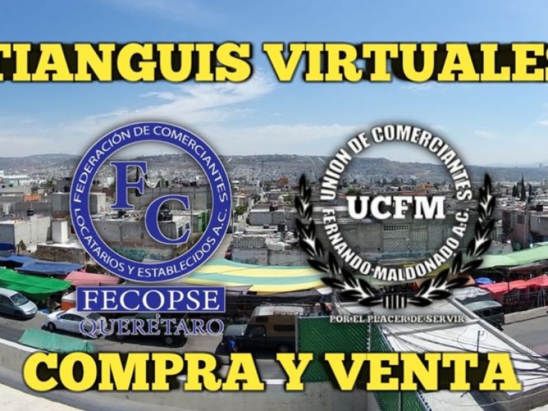 Crean comerciantes en pequeño Tianguis Virtuales