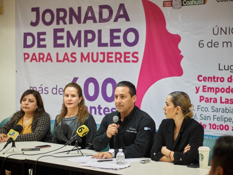 Crean Feria del Empleo para Mujeres en Torreón