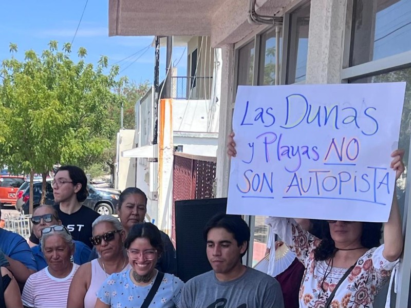 Crean frente para exigir protección de dunas costeras