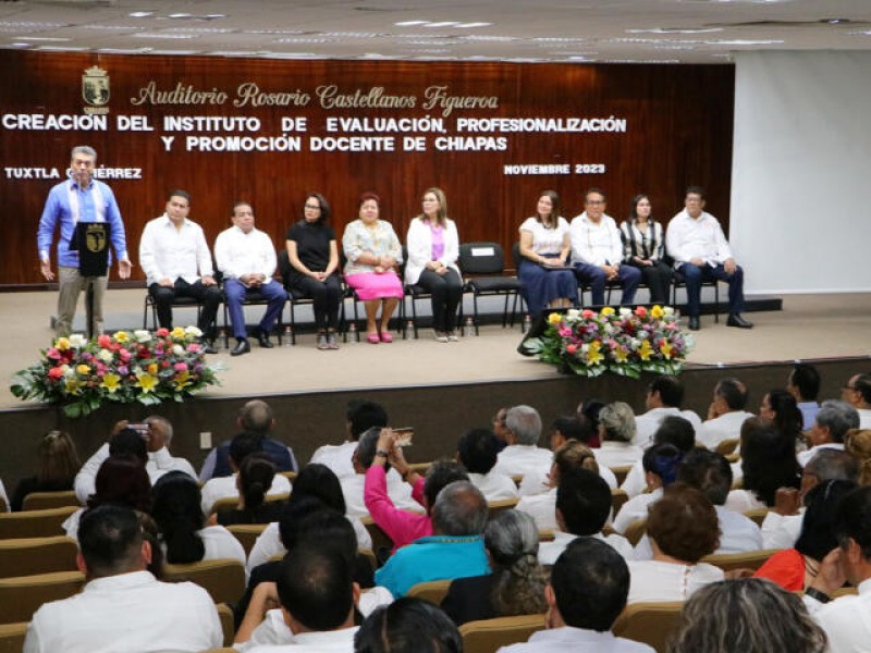 Crean Instituto de Profesionalización Docente en Chiapas