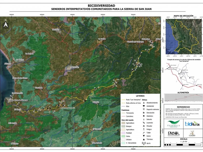 Crean mapa de senderos interpretativos del San Juan