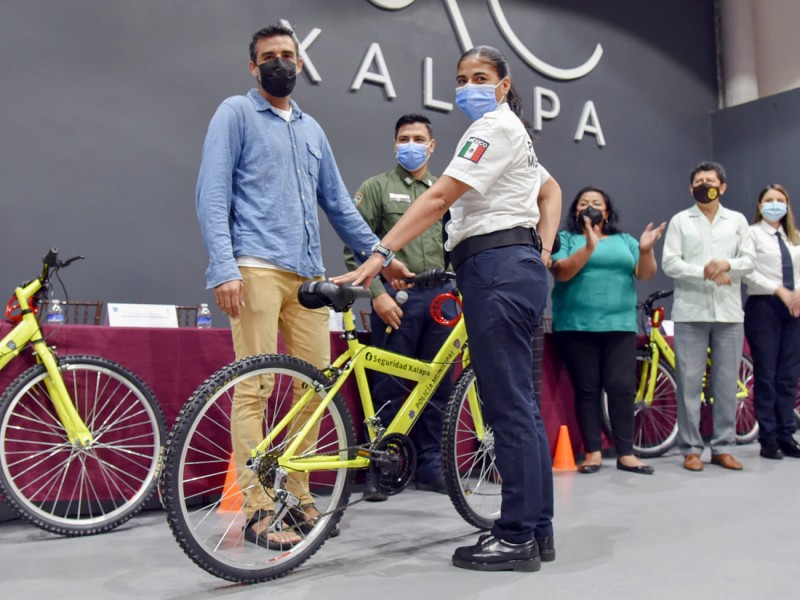 Crean Unidad de Policía Ciclista en Xalapa