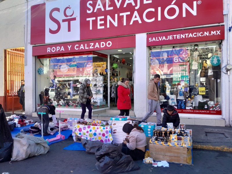 Crece el comercio informal en Toluca