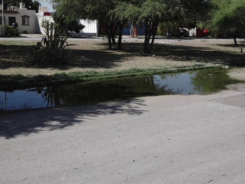 Crece lagunas de aguas negras en colonia Santa María