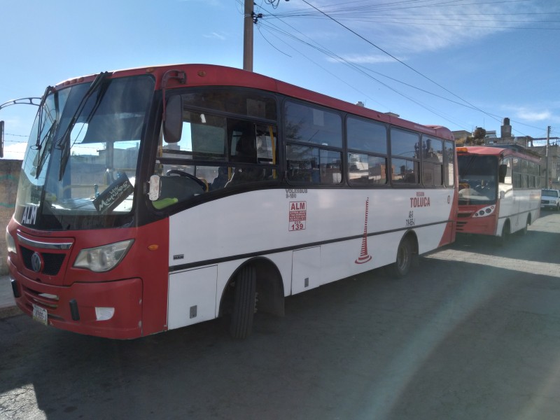 Crece robo a transporte público en el Estado de México