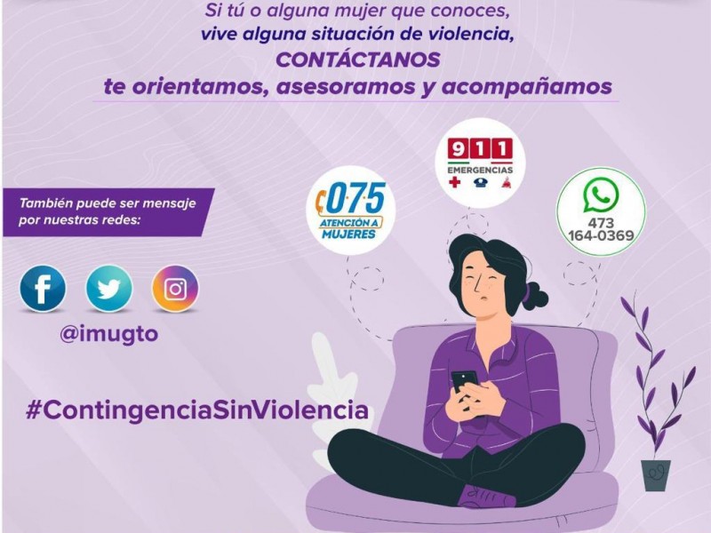 Crece violencia intrafamiliar en cuarentena: IMUG