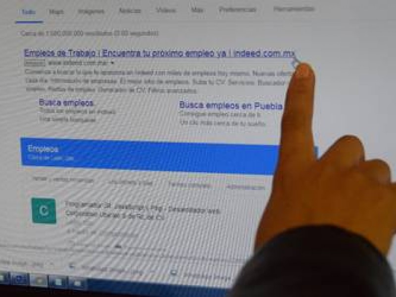 Crecen en Tehuacán consultas de empleo por internet