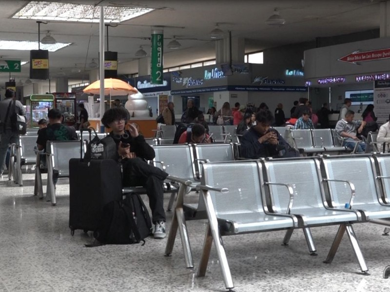 Crecera 85% afluencia en Terminal Toluca por vacaciones de verano