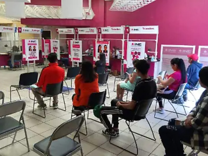 Credencialización en el distrito 05 en Zamora