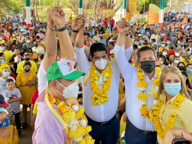 Crescencio Reyes, inició campaña electoral a presidencia de La Unión