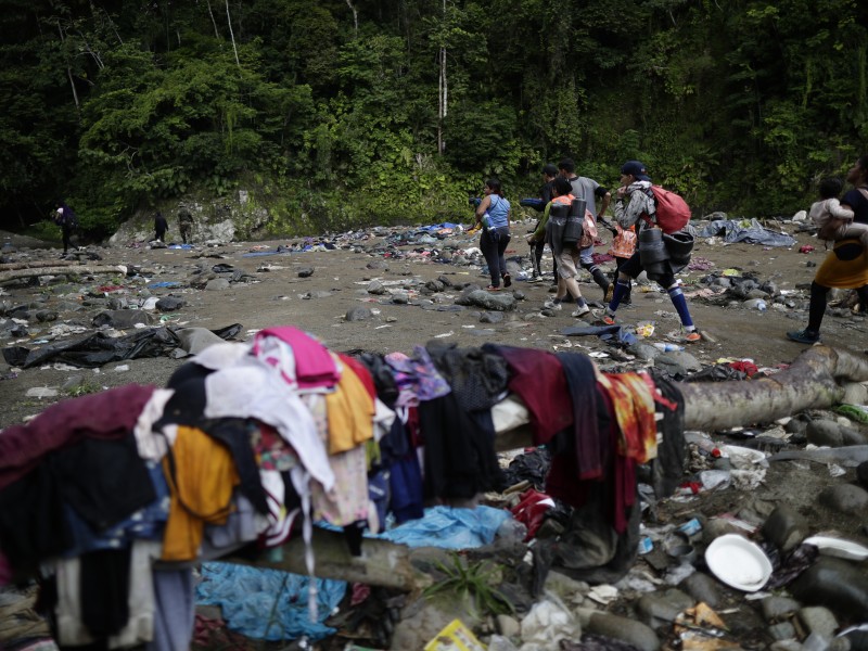 Crisis migratoria deja huella en selva panameña