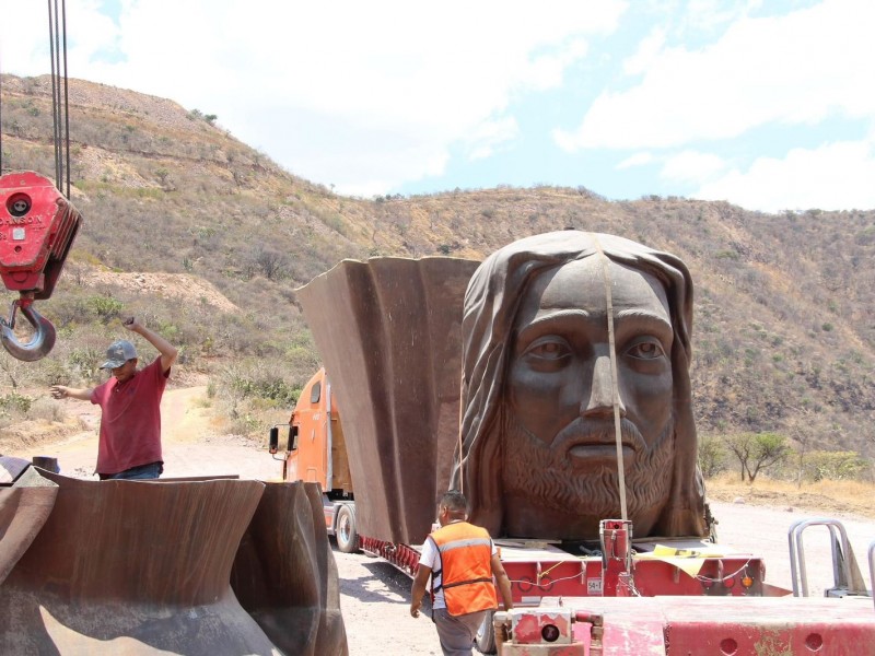 Cristo Rey de las Alturas arriba a Zacatecas