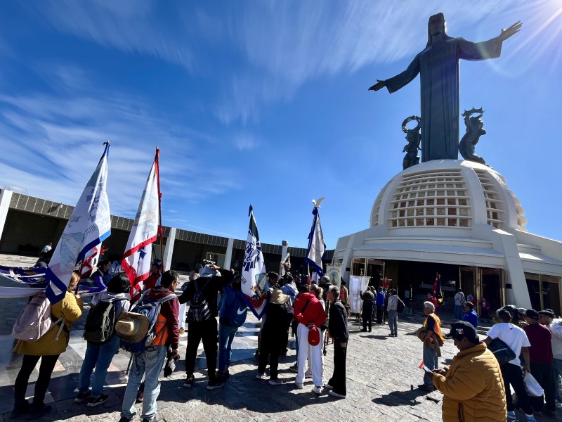 Cristo Rey, parada obligatoria en peregrinación a San Juan