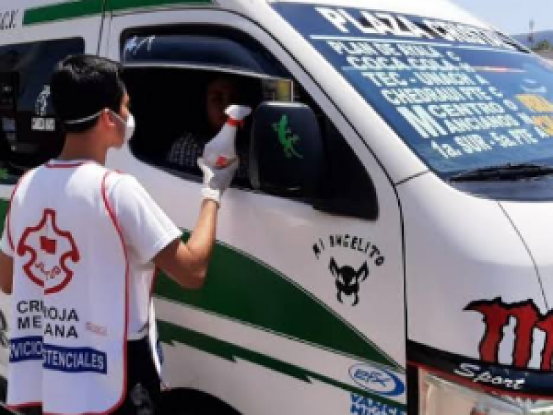Cruz Roja aplica acciones preventiva contra Coronavirus en el transporte