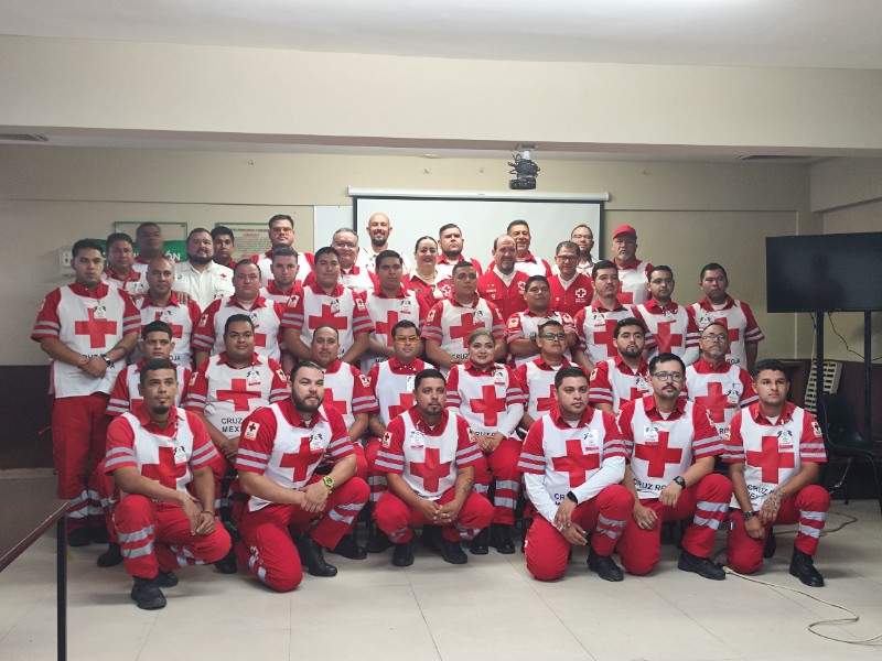 Cruz Roja capacita a 60 operadores en Sinaloa con curso especializado COBE