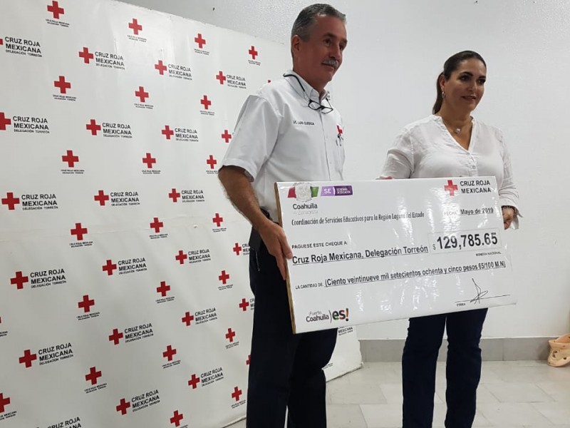 Cruz Roja: Cerca de la meta de colecta