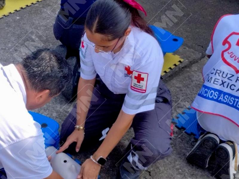 Cruz Roja destaca importancia de capacitarse en primeros auxilios