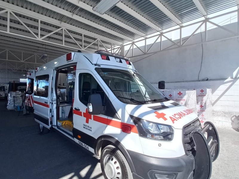 Cruz Roja Hermosillo recibe donación de una ambulancia