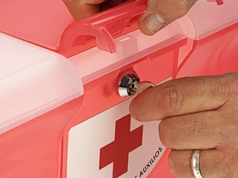 Cruz Roja instala botiquín de primeros auxilios en Cerro Tetakawi