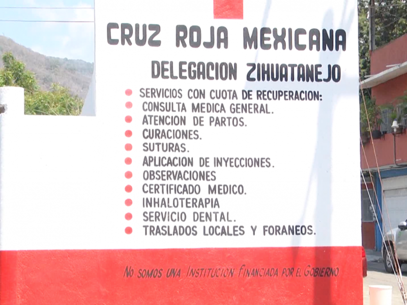 Cruz Roja pide solidaridad a empresas de Zihuatanejo