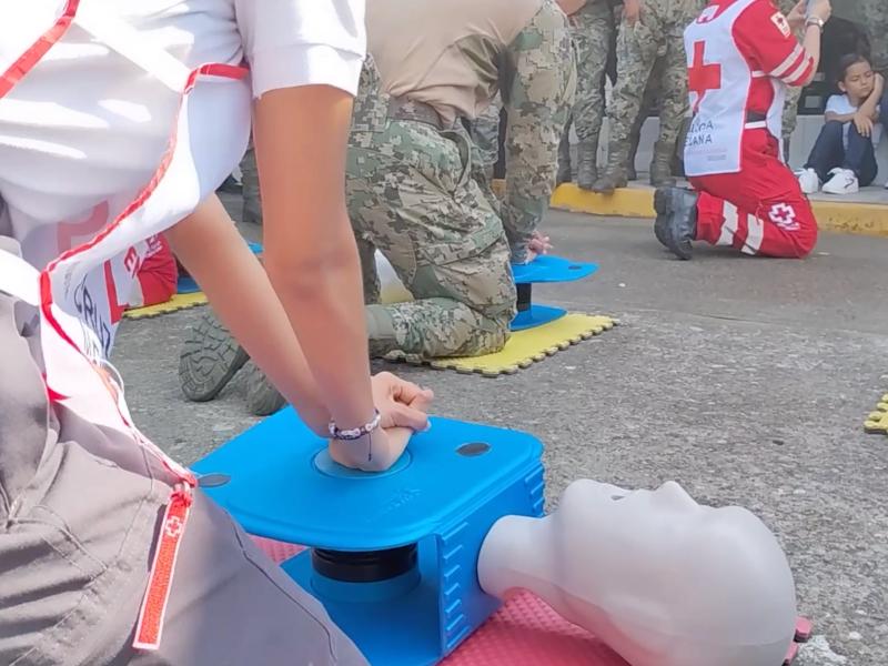 Cruz Roja reprograma curso de primeros auxilios en Tuxpan