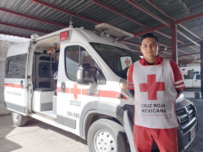 Cruz roja Sinaloa reporta balance de atenciones durante celebraciones