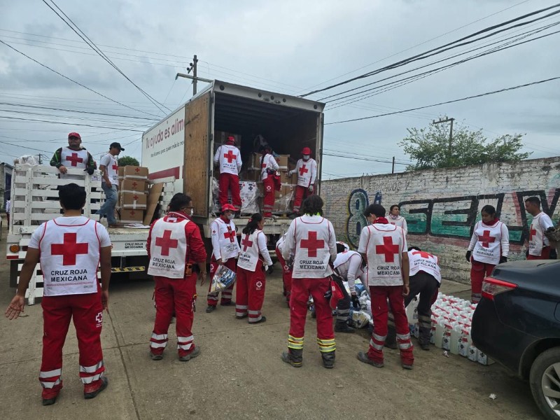 Cruz Roja Tuxpan mantiene apoyo por contingencia