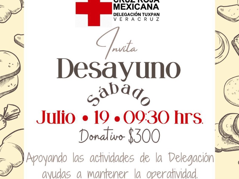Cruz Roja Tuxpan organiza actividades de recaudación