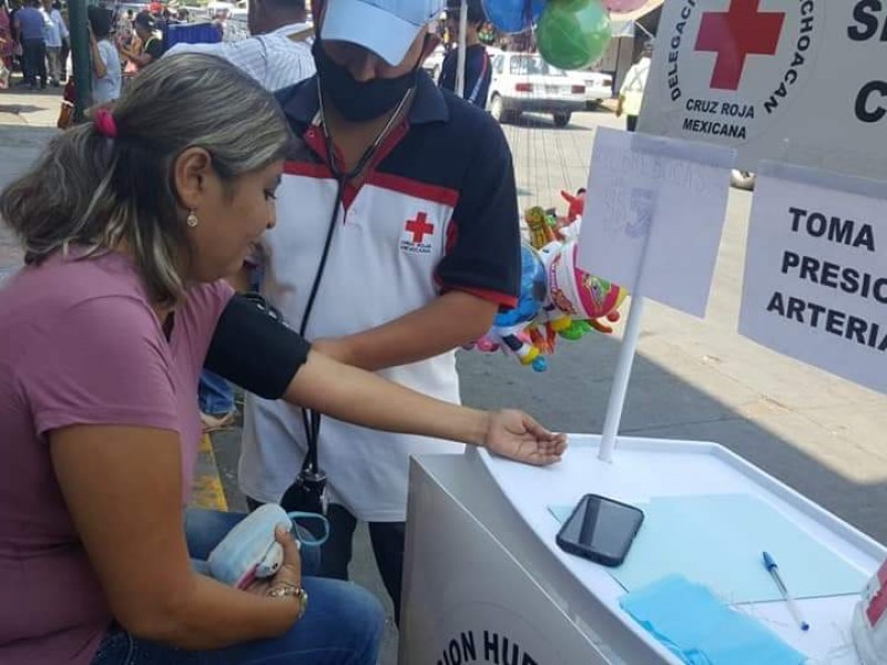 Cruz Roja Tuxpan realizará toma de presión gratuita