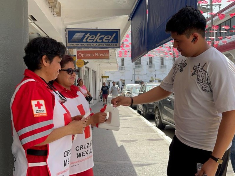 Cruz Roja Tuxpan recauda 168 mil pesos en colecta