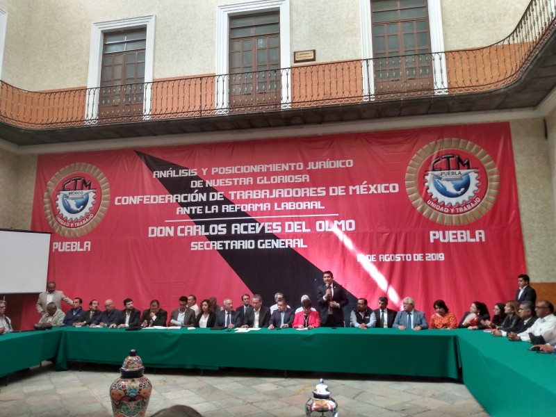 CTM Puebla prepara amparos contra Reforma Laboral