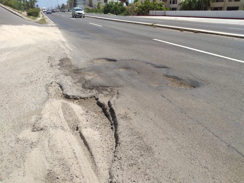 Cuantiosos daños sufrió la transpeninsular tras el paso de Olaf