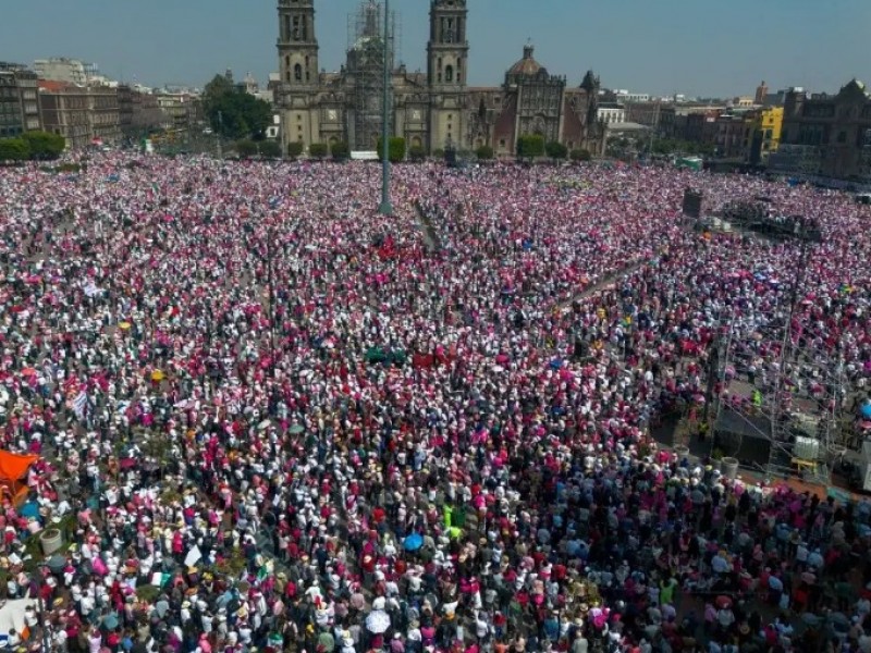 ¿Cuántos asistieron a la marcha por la Democracia?Esto reportan autoridades