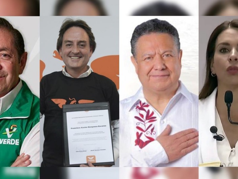Cuatro candidatos buscan la gubernatura de Hidalgo