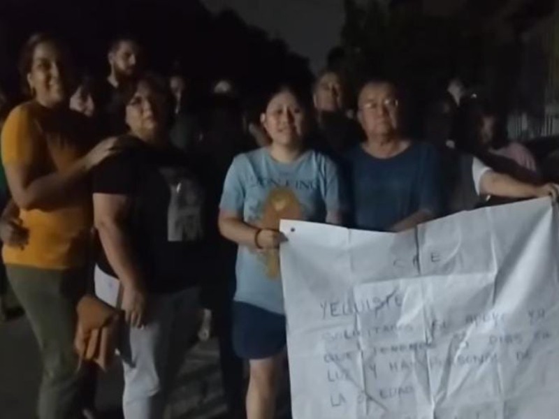 Cuatro días sin energía eléctrica, reportan en San José Yeguiste