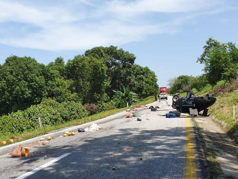 Cuatro muertos deja trágico accidente carretero