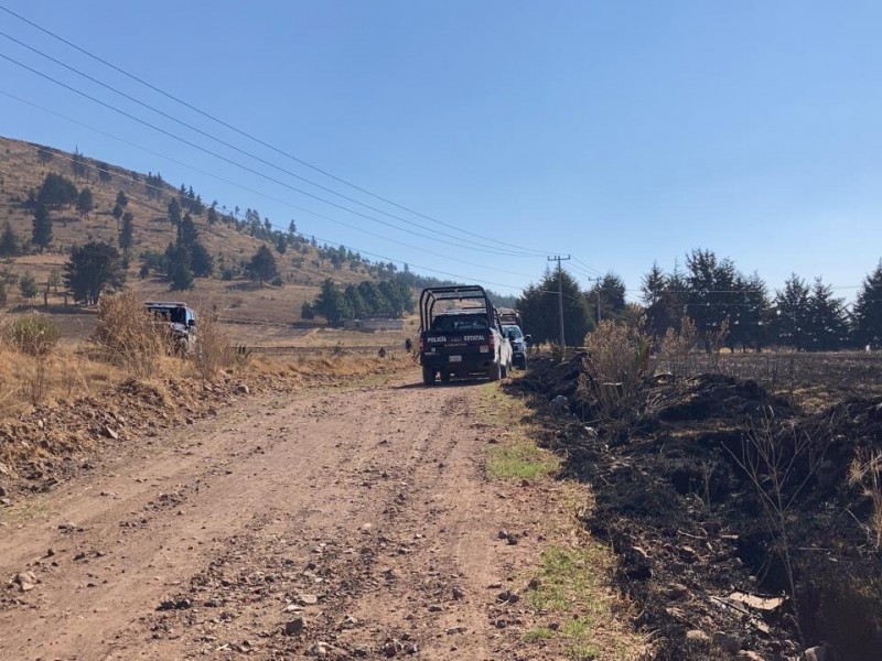 Cuatro personas baladas fueron localizadas en Zinacantepec