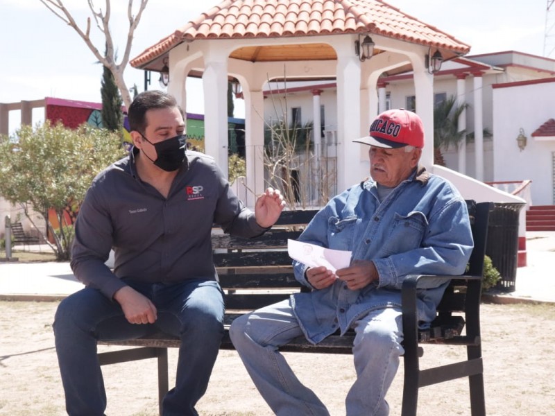 Cuauhtémoc Galindo recorre el norte de Sonora