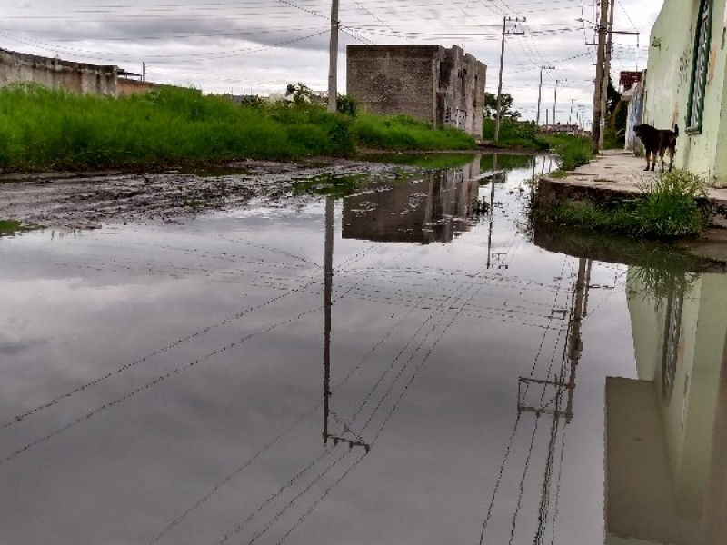 Cubierto Fracc. los limones con aguas negras