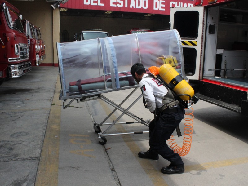 Cuerpo de bomberos desinfectará espació públicos ante contingencia