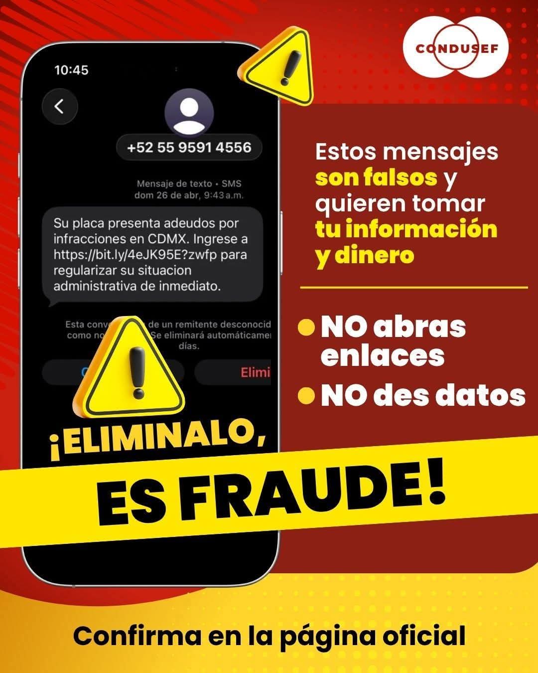 Alertan por incremento de fraudes digitales mediante mensajes y falsas ...