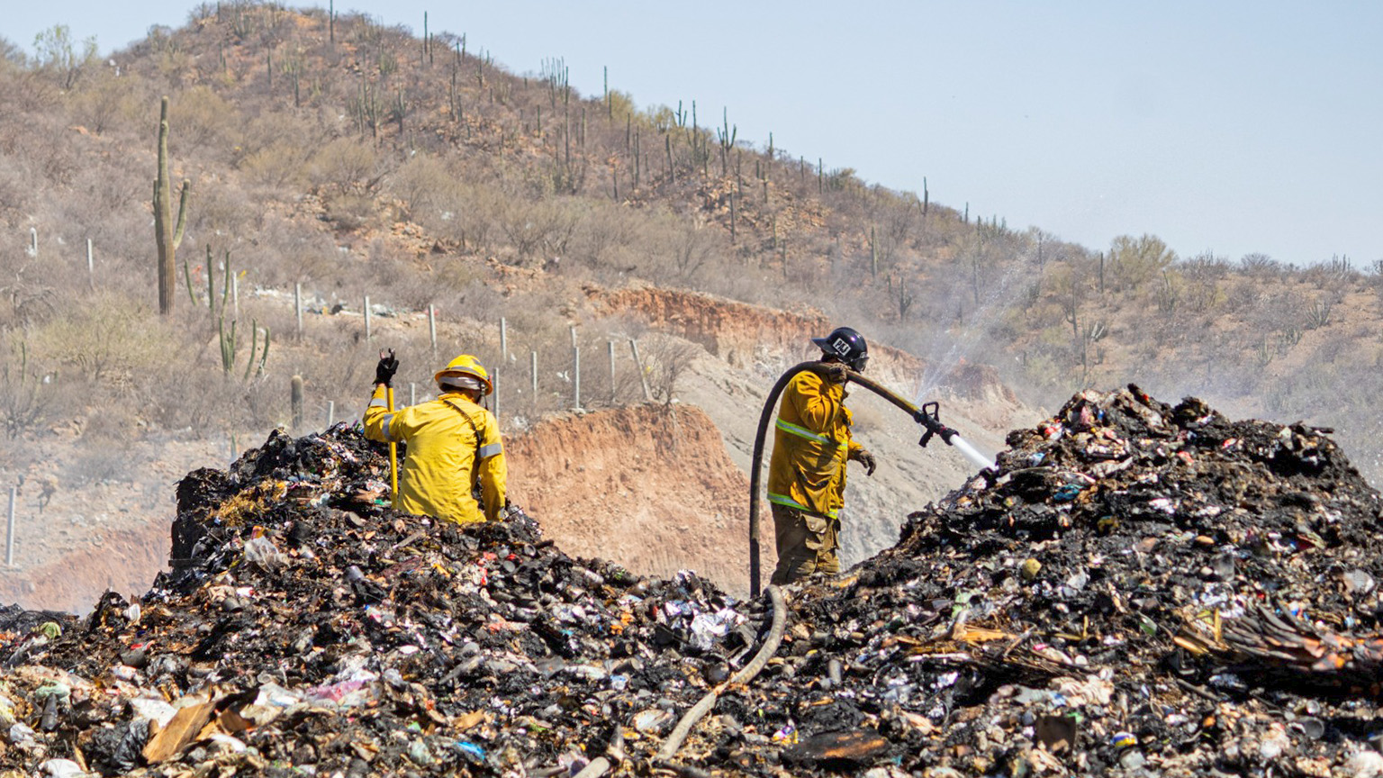 Aumentan incendios en Guaymas; bomberos alertan por quema de basura ...