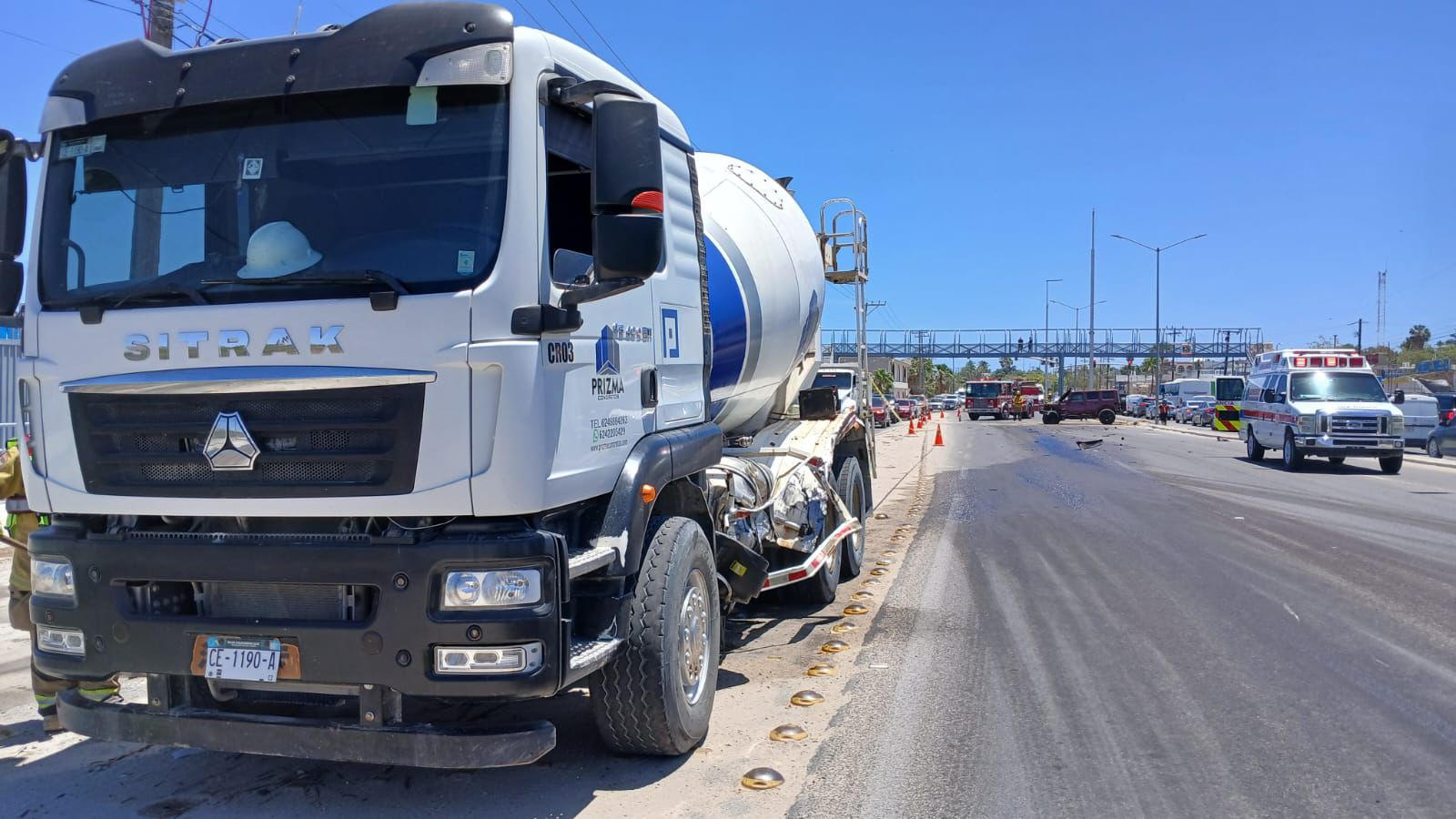 Cierre total en Transpeninsular por derrame de combustible, tras choque ...