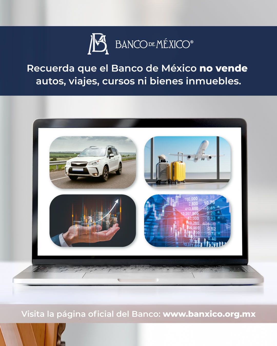Circulan páginas falsas que se hacen pasar por el Banco de México ...