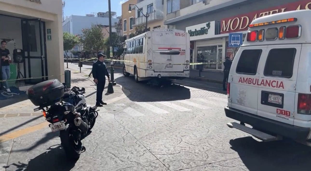 Mujer muere atropellada por camión urbano en el Centro de Tepic ...