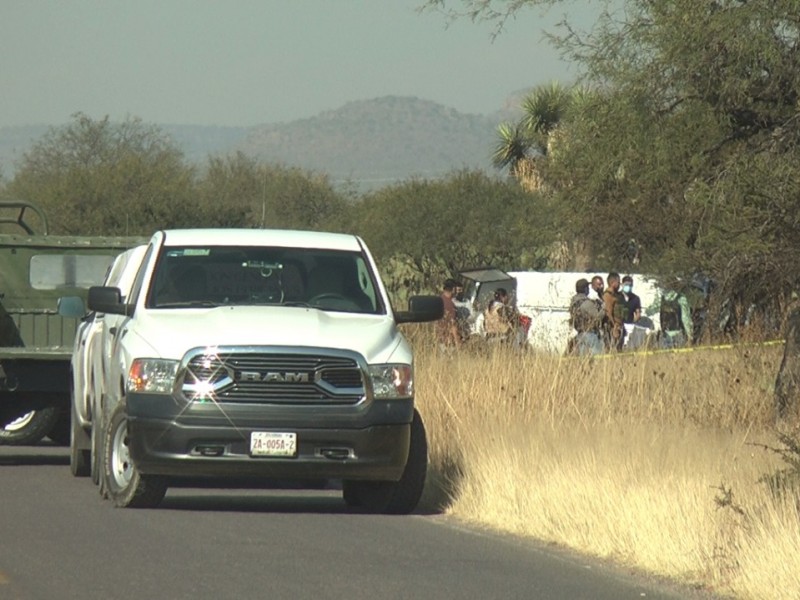 Cuerpos localizados en Fresnillo han sido identificados y entregados