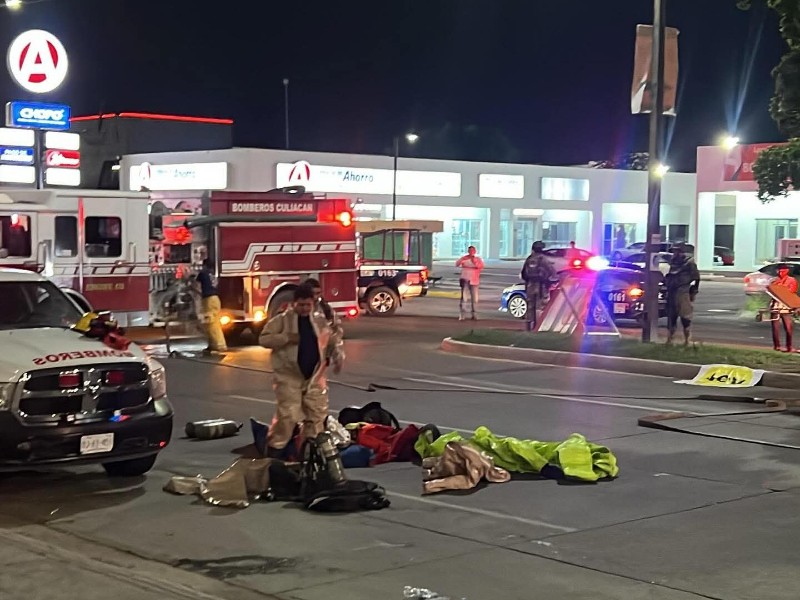 Culiacán; evacuan inmueble en Tres Ríos por posible sustancia química tóxica