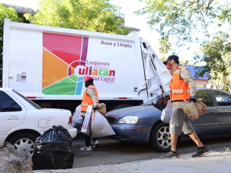 Culiacán suspenderá recolección de basura en navidad y año nuevo 